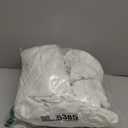 Bedding Craft White Cotton Tab Top Curtain Panels for Bathroom Window, 50x108 inch Set of 2  Modern Farmhouse Style, Light Filtering, Machine Washable  Ideal for Thanksgiving, & Everyday Decor