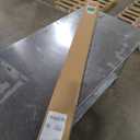 UNISHADES Blinds for Indoor Windows 1" Vinyl L-Shaped Slats Cordless Mini Blinds for Home, 58" W × 64" H - Beige