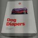 Pet Parents Washable Dog Diapers (3pack) + Extendrs of Durable Doggie Diapers, Premium Dog Diapers Female (Large, Princess) (Large (19-27"))