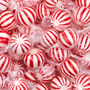 Jumbo Mint Balls 2-Pound Bag | Hard Candy with Classic Peppermint Flavor | Old Fashioned Christmas Candy for Holiday Buffets and Office Bowls | Individually Wrapped Party Favors