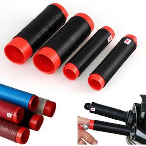 Universal Non-Slip Silicone Handlebar & Brake Lever Grip Covers, Ergonomic Wrap-Around Motorcycle Grips for Dirt Bike, E-Bike, Scooter, Mountain Bike