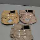 Leekalos Reusable Washable Dog Diapers Female (3 Pack) - Highly Absorbent Doggie Diapers - Size Adjustable Puppy Diapers for Dog Period Panties (Medium) (Medium (12.5"-15" Waist), Mor Series)