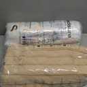 Bedsure Cute Dog Bed for Small Dogs & Cats - Washable Furry Puppy Beds, Rectangle Orthopedic Corduroy Fleece Pet Beds with Removable Zipper Cover, 20x19x6inches, Sandy Beige