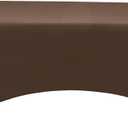2-Pack 8ft Spandex Table Covers for Rectangle Folding Tables - Washable Elastic Tablecloth - Ultimate Fitted Table Protector for Birthday Parties, Trade Shows, Banquet