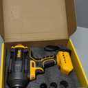 Cordless Impact Wrench 1/2 inch for Dewalt 20V Battery, 1000/1200N.m Impact Driver High Torque Brushless Electric Impact Gun Includes LED Work Light Variable Speeds for Car/Truck RV/Mower