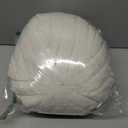 Youyole 11.8 inch Plush Fluffy Ball Pillow Cream White Stripe Pumpkin Shaped Throw Decorative Pillows for Couch, Sofa, Bedroom Home Office Party Favor Gifts