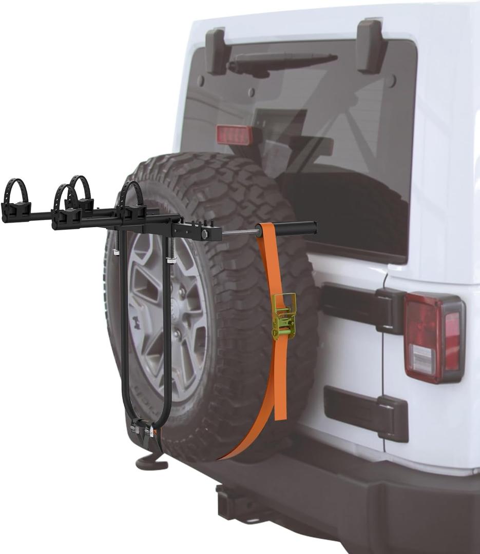 TOPOWN Heavy Duty Spare Tire Mount Bike Rack for Vehicle