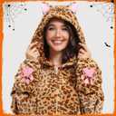 Adult Onesie Pajamas Animal One Piece Costume Halloween Cosplay for Women Men (L)