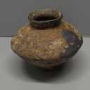 Rusty Ceramic Vase, Wabi Sabi Decorative Pottery Flower Vase for Centerpieces, Table, Living Room, Bedroom, Bathroom, Retro Country Farmhouse Decor