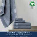 Organic Cotton Luxuriously Plush Bath Towel 20 Piece Set|GOTS & Oeko-TEX Certified|Premium Hotel Quality Towels|Feather Touch Technology|650 GSM Long Staple|Soft, Quick Dry & Ultra-Absorbent, 30 inches x 58