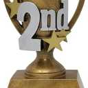 Decade Awards 1st, 2nd or 3rd Place 3D Gold Cup Trophy - Custom Engraved Cup Award - Engraved Plate on Request (3 Sizes)