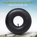 AR-PRO 11x4.00-5|11x4.50-5|11x6.00-5 Heavy Duty Replacement Inner Tube with TR-87 Bent Valve Stem (2-Pack) - for Wheelbarrows, Mowers, Hand Trucks and More