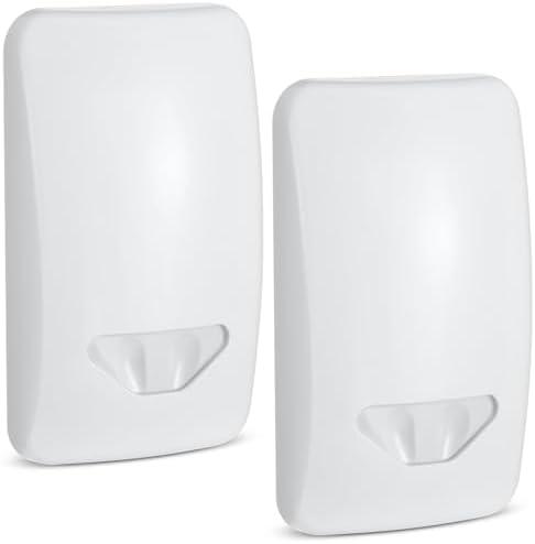 Qinyoung 2 Pcs Feminine Hygiene Disposal Bags Dispenser for Tampons and Sanitary Napkins, Compatible with 3.15 x 5.51 Inches Soft Bags, Feminine Care Products Dispenser