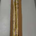 2 Pcs Creative Chain Adjustable Height Ceiling Hanging Clothing Racks,Retail Display Clothes Storage Pipe Shelf, Heavy Duty Metal Garment Rack,Home Hanger Organizer (Gold Round Tube, 35.5"L)