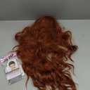 Eawwii Ginger Long Wavy Wig for Women, Pre-Cut HD Lace Natural Hairline, Glueless Middle Part, Synthetic Fiber for Daily and Party Use 26Inch