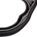 D Shape Style Golf Cart Steering Wheel Universal Design for Club Car Ds and Precedent EZGO RXV & TXT, Yamaha Golf Cart Steering Wheel (Black-56F)