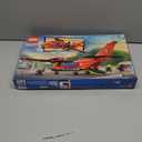 LEGO City Fire Rescue Plane Toy - Building Toy for Boys & Girls, Ages 6+ - Gift for Easter Baskets - Pretend Playset for Kids - W/Working Drop Doors - 60413