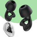 Ear Plugs for Sleeping Noise Cancelling, Soft Silicone Earplugs for Side Sleepers, 45dB Reusable Noise Reduction Ear Plugs with 8 Ear Tips, Hearing Protection for Concerts and Travel