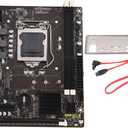 B75M M ATX Mining Mainboard, for Corei7, i5, i3 LGA1155 CPU, SATA3.0, SATA2.0, PCI E8X, DDR3 x2, Card, Computer Motherboard, VGA, HD Multimedia Interface, PCI E1X, COM pin