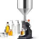 VEVOR A03 Pro Manual Paste Liquid Filling Machine, 5-100ml Adjustable Bottle Filling Machine with 11.5L Hopper for Filling Paste/Cream/Cosmetic/Perfume/Drink/Medicine/Shampoo/Lip Gloss