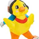 KOOY Inflatable Duck Costume Adult, Inflatable Costumes Women Men, Ride On Duck Suit Blow Up Costume for Adults, Party Halloween Costumes