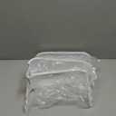 PartsBroz 240351601 Freezer Door Shelf Bin (3-Pack) for Frigidaire Freezer Door Shelf Replacement, Kenmore, Westinghouse Refrigerator Freezer White Bottom Lower Side Bins Shelves AP2115974 PS430027