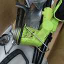 21V Lightweight Weed Wacker, Cordless String Trimmer & Brush Cutter with Edging Wheels, 4-in-1 Electric, 2x 4.0Ah Battery & LCD Display & Strap, Foldable Edger with Wire Brush for Patio & Yard