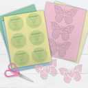 PrintWorks Pastel Cardstock 8.5" x 11" - 50 Sheets - 5 Assorted Pastel Colors - Ideal for School & Craft Projects - 67 lb/147 gsm - Made in the USA - SFI Certified (00684) (Single)