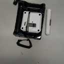 TiMOVO Case for Airpods Pro 3 (2025) with Secure Lock Clip, Automatic Pop-up Full Drop Protective Hard Cover for Apple AirPod Pro 3rd Generation with Climbing Hook & Cleaning Kit, White+Black