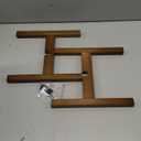 Adjustable Plant Stand Indoor,Bamboo Mid Century Modern Plants Stands, Stable Plant Holder,Fit 8 9 10 11 12 inch Pots (Pot & Plant Not Included) (walnut)