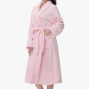 Yurhap Premium Robes for Women - Super Soft Cozy Fleece Women's Robe Plush Long Bathrobe, S/M