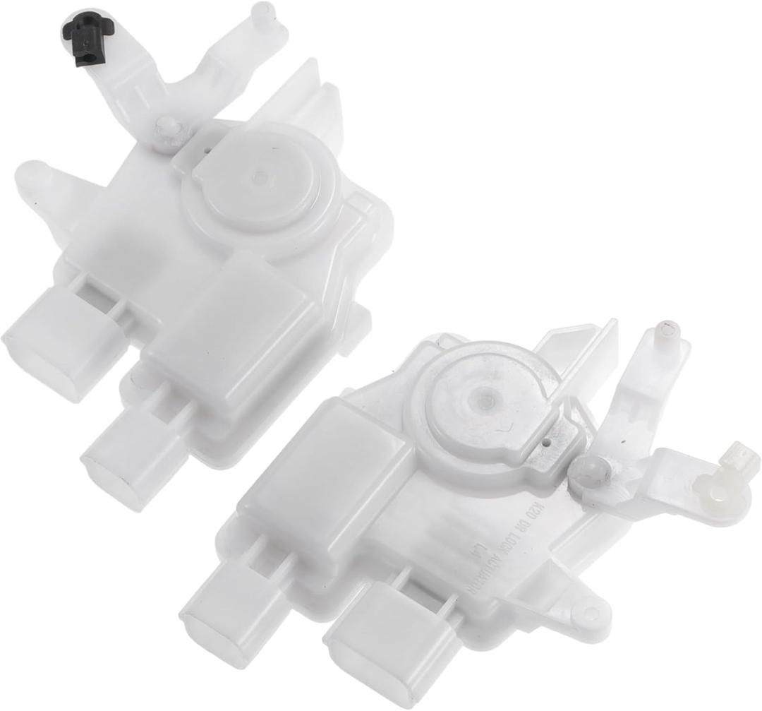 X AUTOHAUX Replacement Rear Left Right Side Power Door Lock Actuator Motor for Mazda 5 2006-2010 2012-2017 Side Slide Door Lock Door Latch Actuator Assembly No.C23573350/C23572350 White Pair