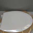 Bemis 1500EC 390 Lift-Off Wood Elongated Toilet Seat, Cotton White (Pack of 1)