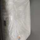 Bedsure Cute Dog Bed for Small Dogs & Cats - Washable Furry Cat Beds, Rectangle Orthopedic Corduroy Fleece Puppy Beds with Removable Zipper Cover, 20x19x6inches, Cream