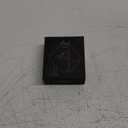 Aulumu A29 Geometric AirPods 4 Case with Lock | Protective Cover with Nylon Buckle | Alloy Armour | Compatible with Apple AirPods 4th (2024) - Translucent White