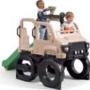 Step2 Truck Climber, Kids Outdoor Playset, Backyard Playground Set, Slide & Climbing Wall, Outside Jungle Gym, for Toddlers 2-5 Years Old