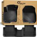 All Weather Floor Mats Fit for 2017-2022 Honda CR-V All Models (Include Hybrid) - Custom Fit TPE Floor Liners Accessories for Honda CRV 1st and 2nd Row Full Set Car Mats