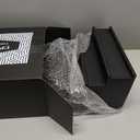 Cologne Organizer for Men, 5 Tier Black Cologne Shelf, Perfume Stand with Drawer and Hidden Compartment Perfume Display Holder - A Gift for Men