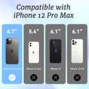 for iPhone 12 Pro Max Case, Coastal Romantic Y2K Design with Military-Grade Drop Protection, Romantic Ocean Theme Ocean Theme TPU Cover with 1.5mm Camera Protection for Girls