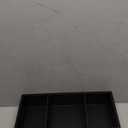 14 Inch Bathroom Basket with Removable Dividers - 3 Comparments Wood Toilet Paper Basket with Handle for Back of Toilet Tank Topper - Black Storage Organizer for Bathroom Kitchen Pantry Organization