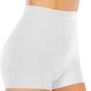 Womens Seamless Shaping Boyshorts Panties Tummy Control Underwear Slimming Shapewear Slip Shorts, Size: Small