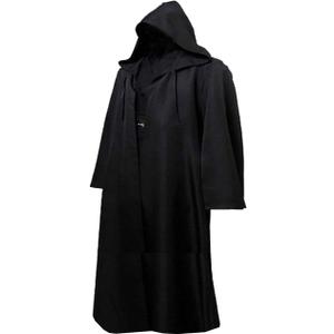GOLDSTITCH Men Hooded Robe Cloak Knight Fancy Cool Cosplay Costume (3X-Large, Black(cloak))