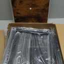 4 Tier Shoe Rack, Shoe Rack for Front Door Entrance with Hook, Shoe Organizer with Adjustable Mesh Shelves, Metal Shoe Rack for Entryway, Closet, Bedroom Living Room Garage (Black)