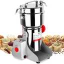 Electric Grain Mill, 800g Stainless Steel Mill, 2400W High Speed Commercial Grinder Machine, Pulverizer Spice Herb Grinder for Dry Grains Cereals Coffee Corn Pepper, Swing Type