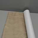 Gold Khaki Wood Peel and Stick Wallpaper Stripe, 20.8" x 118" (53cm x300cm), Removable, Self-Adhesive, 3D, Modern, Rustic, Industrial, Bathroom, Bedroom, Decorating