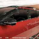 AUTOCLOVER Smoke Black Rain Guards 6p Compatible with 2022 KIA EV6 (E261)