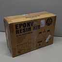 Epoxy Resin - Ultra-Gloss 1 Gallon Kit, Crystal Clear, Self-Leveling, UV & Impact Resistant Resin Kit for Art, Jewelry, Tables & Countertops, Easy 1:1 Mix, DIY Crafts