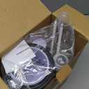 3-Inch Dual Flush Valve Replacement Kit for 2-Piece Toilets, Universal Toilet Repair Kit with Push Button, Fill Valve, Gasket & Bolts,Compatible with Glacier Bay, Kohler, American Standard, and Toto