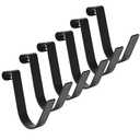 2 x Pixplex Add-On Storage Hook Accessory for Ceiling Rack and Wall Shelving, Rail Hook, 6 Pack