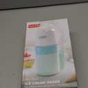 Dash My Pint Ice Cream Maker - Compact & Convenient Single-Serving Ice Cream Maker - Makes Gelato, Sorbet & Frozen Yogurt - 1.6 Cups, Aqua (0.4qt)